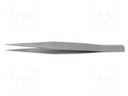 Tweezers; 130mm; Blade tip shape: sharp; universal 