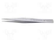 Tweezers; 130mm; Blade tip shape: sharp; universal BERNSTEIN