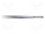 Tweezers; 140mm; Blades: curved; Blade tip shape: sharp; universal BERNSTEIN