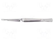 Tweezers; 165mm; Blade tip shape: rounded,shovel; universal BERNSTEIN