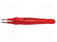 Tweezers; 145mm; Blade tip shape: rounded; universal BERNSTEIN