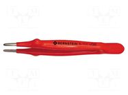 Tweezers; 145mm; Blade tip shape: rounded; universal BERNSTEIN