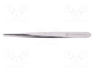 Tweezers; 140mm; Blade tip shape: rounded; universal BERNSTEIN