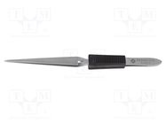 Tweezers; 160mm; Blade tip shape: rounded; universal 