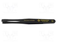 Tweezers; Blade tip shape: shovel; Tweezers len: 120mm; ESD 