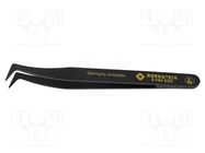 Tweezers; Blade tip shape: rounded; Tweezers len: 120mm; ESD 