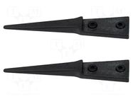 Spare part: tip; ESD; Type of tweezers: straight; 2pcs. BERNSTEIN