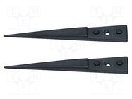 Spare part: tip; Blade tip shape: sharp; ESD; 2pcs. BERNSTEIN