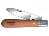 Knife; for electricians; for cables; Tool length: 200mm; folding BERNSTEIN