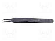 Tweezers; Blade tip shape: sharp; Tweezers len: 110mm; ESD 