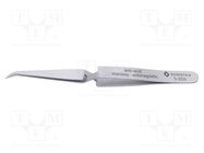 Tweezers; 125mm; Blades: curved; Blade tip shape: sharp; universal BERNSTEIN