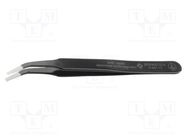 Tweezers; Blade tip shape: flat; Tweezers len: 120mm; ESD 