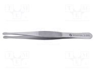 Tweezers; 120mm; Blade tip shape: shovel; universal 