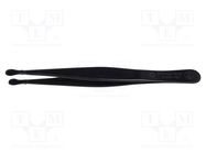 Tweezers; Blade tip shape: rounded,shovel; Tweezers len: 120mm BERNSTEIN