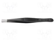 Tweezers; Blade tip shape: shovel; Tweezers len: 120mm; ESD 