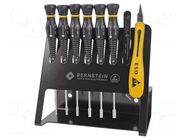 Kit: screwdrivers; ESD; 8pcs. BERNSTEIN