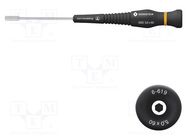 Screwdriver; 6-angles socket; precision; ESD; Blade length: 60mm BERNSTEIN