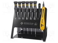 Kit: screwdrivers; ESD; 8pcs. BERNSTEIN