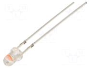 LED; blue/pink; 3mm; 30°; Front: convex; 3.1÷3.6VDC; No.of term: 2 OPTOSUPPLY