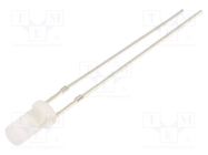 LED; 3mm; orange; 100÷150mcd; 140°; Front: flat; 1.8÷2.6VDC OPTOSUPPLY