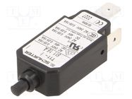 Circuit breaker; Urated: 240VAC; 48VDC; 16A; SPST; Poles: 1; DROP-IN SCHURTER