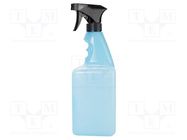 Tool: dosing bottles; blue (bright); polyurethane; 946ml ANTISTAT