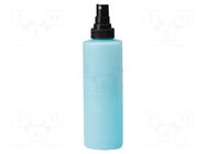Cleanroom acces: dosing bottles; 236ml; dissipative; ESD; 1÷10GΩ ANTISTAT