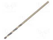 Drill bit; for metal; Ø: 1mm; Features: grind blade PROLINE