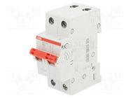 Switch-disconnector; Poles: 2; for DIN rail mounting; 40A; 415VAC 