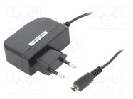 Power supply: switching; mains,plug; 5VDC; 1.2A; 6W; Plug: EU SUNNY