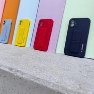 Wozinsky Kickstand Case Silicone Stand Cover for Xiaomi Redmi Note 11S / Note 11 black, Wozinsky