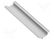 Profiles for LED modules; silver; 1m; GLAX; aluminium; angular GTV Poland