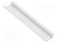 Profiles for LED modules; white; L: 1m; GLAX; aluminium; recessed GTV Poland