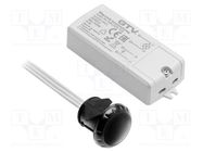 Touchless switch; unipolar,with motion detector; 2m; 110÷240VAC 