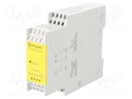 Module: safety relay; Usup: 230VAC; OUT: 2; for DIN rail mounting FINDER