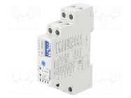 Timer; 0,1s÷10h; SPDT; 250VAC/16A; Usup: 12÷230VAC; 12÷230VDC; IP20 FINDER