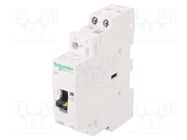 Contactor: 2-pole installation; 16A; 230÷240VAC; NO x2; IP20; 500V SCHNEIDER ELECTRIC