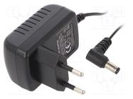 Power supply: switching; mains,plug; 12VDC; 1A; 12W; Plug: EU; 83.3% ESPE