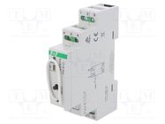 Relay; F&Wave; for DIN rail mounting; 85÷265VAC; 85÷265VDC; NO F&F