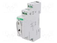 Relay; for DIN rail mounting; 85÷265VAC; 85÷265VDC; 230VAC; NO F&F