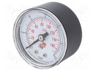 Manometer; 0÷12bar; non-aggressive liquids,inert gases; 40mm PNEUMAT