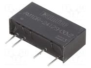 Converter: DC/DC; 1W; Uin: 22.8÷25.2VDC; Uout: 12VDC; Iout: 83mA AIMTEC