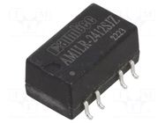 Converter: DC/DC; 1W; Uin: 22.8÷26.4VDC; Uout: 12VDC; Iout: 84mA; SMT AIMTEC