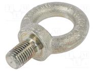 Lifting eye bolt; M20x30; Head: eye; steel; zinc; DIN 580; Ø: 40mm ELESA+GANTER