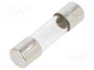 Fuse: fuse; quick blow; 500mA; 250VAC; glass; 5x20mm; bulk OPTIFUSE