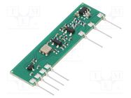 Module: RF; AM transmitter; AM,ASK; 433.92MHz; 1.8÷12VDC; 38x26mm AUREL