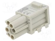 Connector: HDC; module; female; Han-Modular® Domino; PIN: 6 HARTING