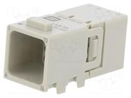 Connector: HDC; module; male; Han-Modular® Domino; PIN: 16; Han D® HARTING