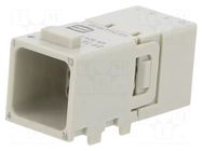 Connector: HDC; module; male; Han-Modular® Domino; PIN: 16; Han D® HARTING