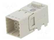 Connector: HDC; module; male; Han-Modular® Domino; PIN: 16; Han D® HARTING